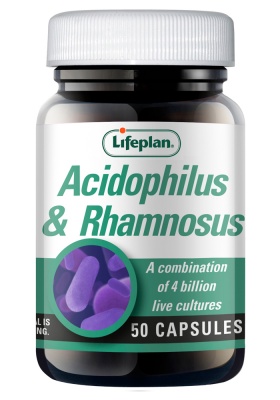 Lifeplan Acidophilus & Rhamnosus 4 Billion 50 vcaps