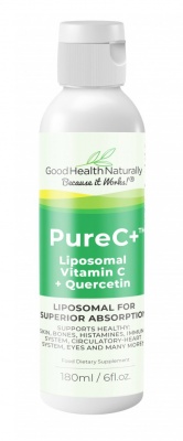 Good Health Naturally PureC+ Liposomal Vitamin C + Quercetin 180ml