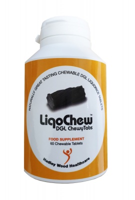 Hadley Wood Healthcare LiqoChew DGL 60 ChewTabs