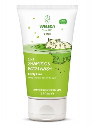 Weleda Lively Lime 2 in 1 Shampoo & Body Wash 150ml