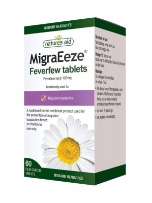 Natures Aid Migraeeze (Feverfew 100mg) 60 tabs
