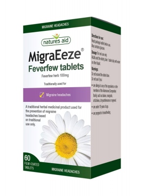 Natures Aid Migraeeze (Feverfew 100mg) 60 tabs