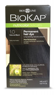 BioKap Natural Black 1.0 Permanent Hair Dye 140ml