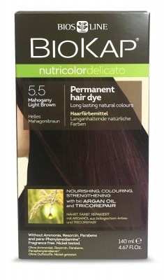 BioKap Mahogany Light Brown 5.5 Permanent Hair Dye 140ml