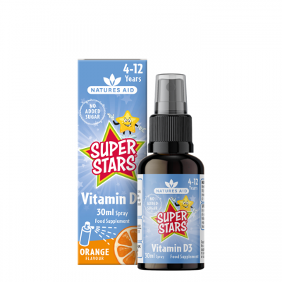 Natures Aid Super Stars Vitamin D3 Spray 30ml
