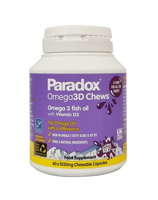 Paradox Omega 3D Chews 60 Chewable Caps