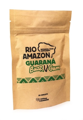 Rio Amazon GoGo Guarana Buzz Gum 50 chiclets