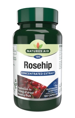 Natures Aid Rosehip 750mg 120 Caps