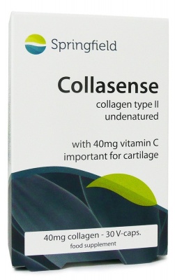 Springfield Collasense Undenatured Collagen Type II 40mg 30 caps