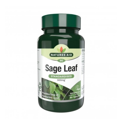 Natures Aid Sage Leaf 500mg 90 tabs