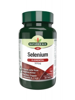 Natures Aid Selenium 200mcg 90 tabs