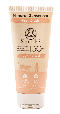 Suntribe Baby & Kids Natural Mineral Sunscreen SPF30 100ml