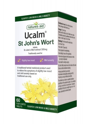 Natures Aid Ucalm (St Johns Wort) 60 tabs