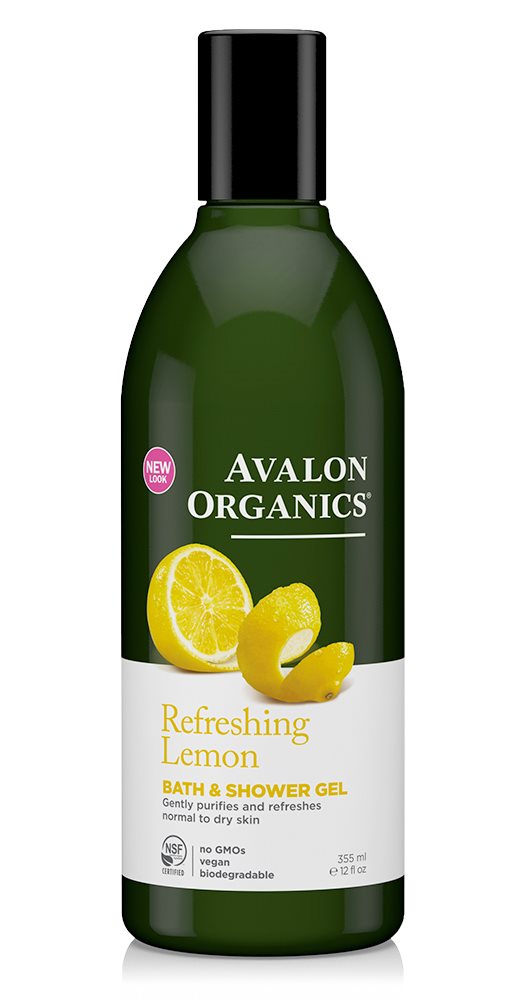 Avalon Organics Lemon Bath & Shower Gel 355ml