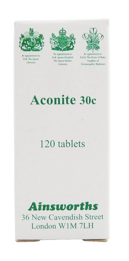 Ainsworths Aconite 30c 120 tabs