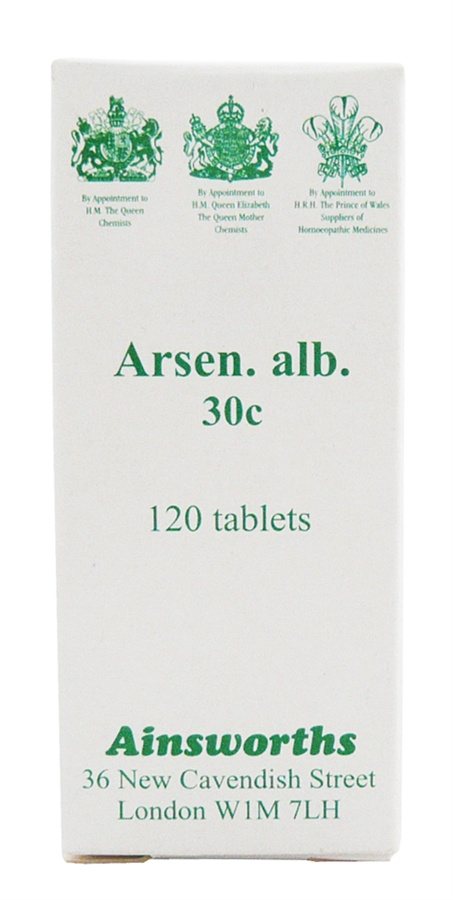 Ainsworths Arsen alb 30c 120 tabs