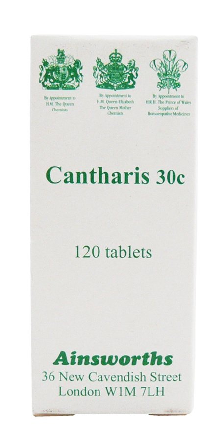Ainsworths Cantharis 30c 120 tabs