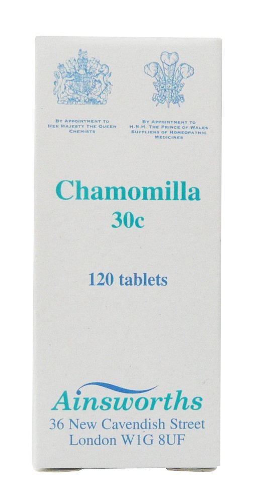 Ainsworths Chamomilla 30c 120 tabs