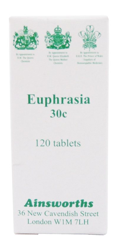 Ainsworths Euphrasia 30c 120 tabs