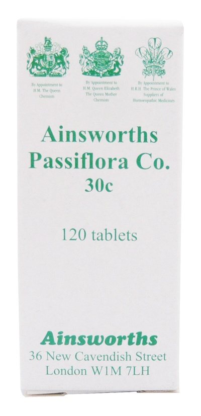 Ainsworths Passiflora Co 30c 120 tabs