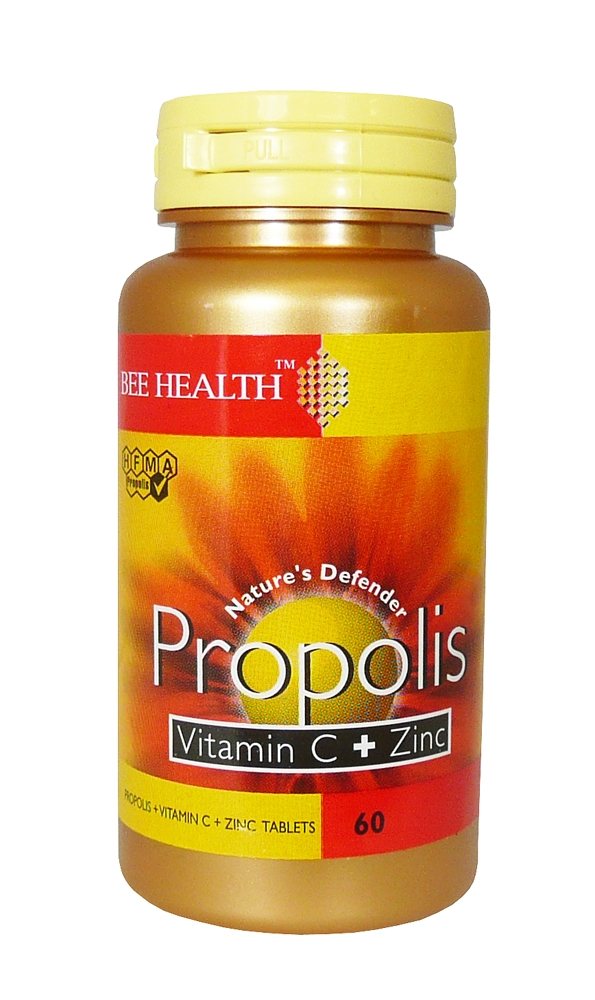 Bee Health Propolis Vitamin C & Zinc 60 tabs