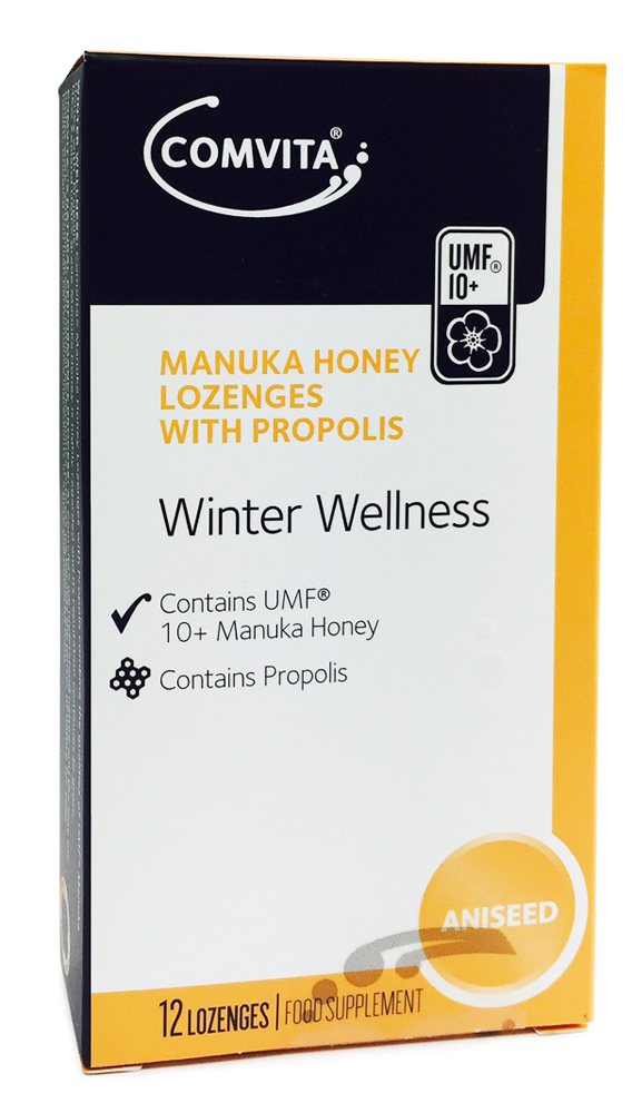 Comvita Manuka Honey & Propolis Lozenges - Aniseed 12 loz