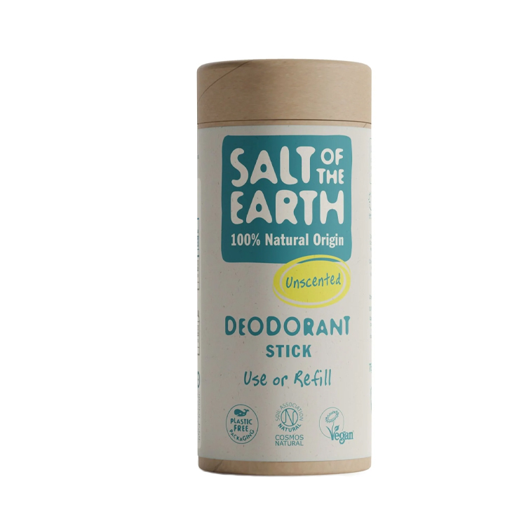 Salt of the Earth Unscented Deodorant Stick - Use or Refill 75g ...