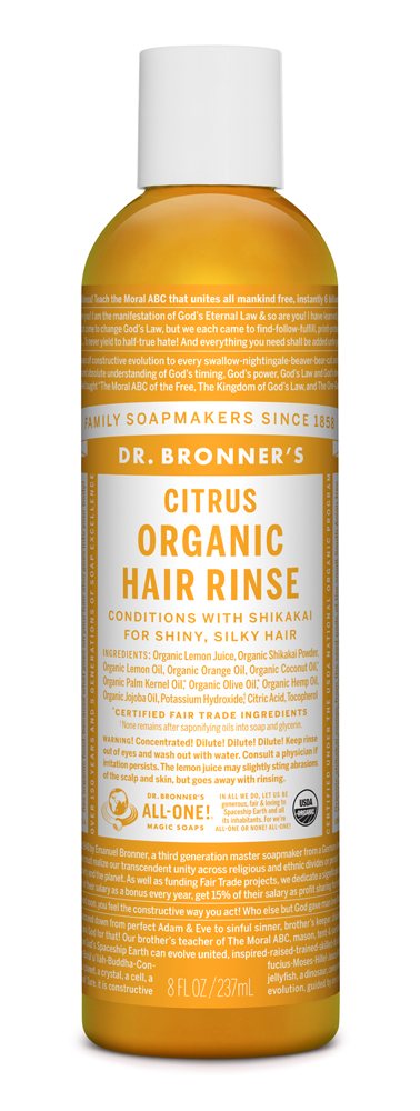 Dr Bronners Citrus Organic Hair Rinse 237ml