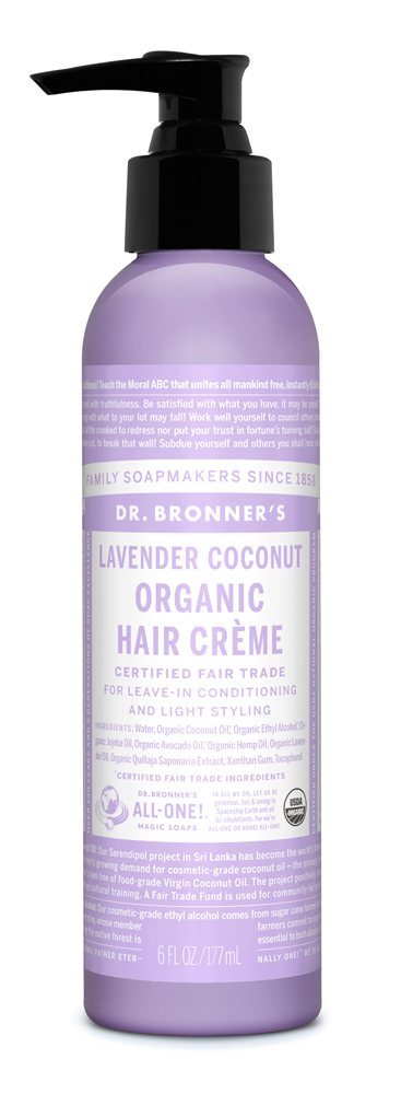 Dr Bronners Lavender Coconut Organic Hair Creme 177ml
