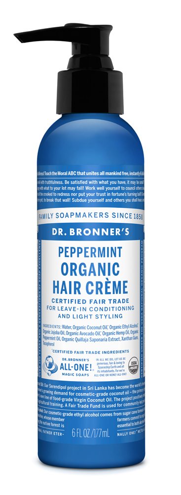 Dr Bronners Peppermint Organic Hair Creme 177ml