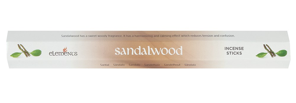 Elements Sandalwood Incense Sticks 20's