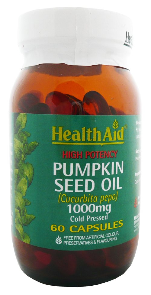 Health Aid Pumpkin Oil 1000mg 60 caps