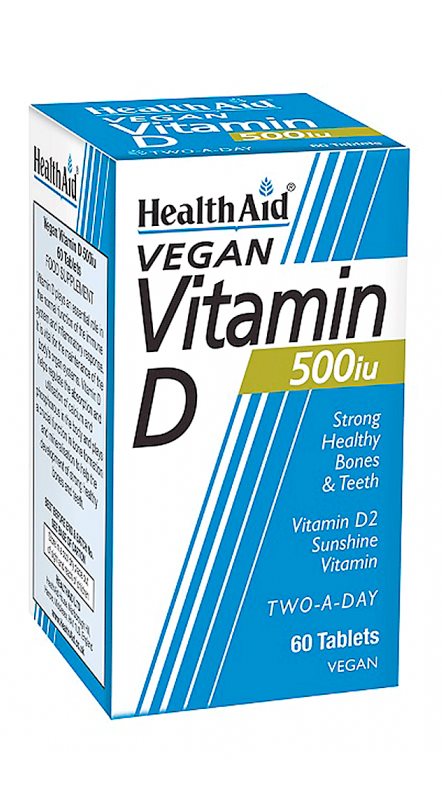 Health Aid Vitamin D 500iu 60 tabs
