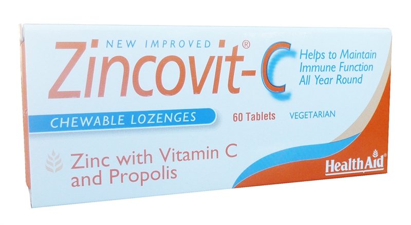 Health Aid Zincovit C 60 tabs