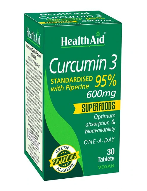 Health Aid Curcumin 3  30 tabs