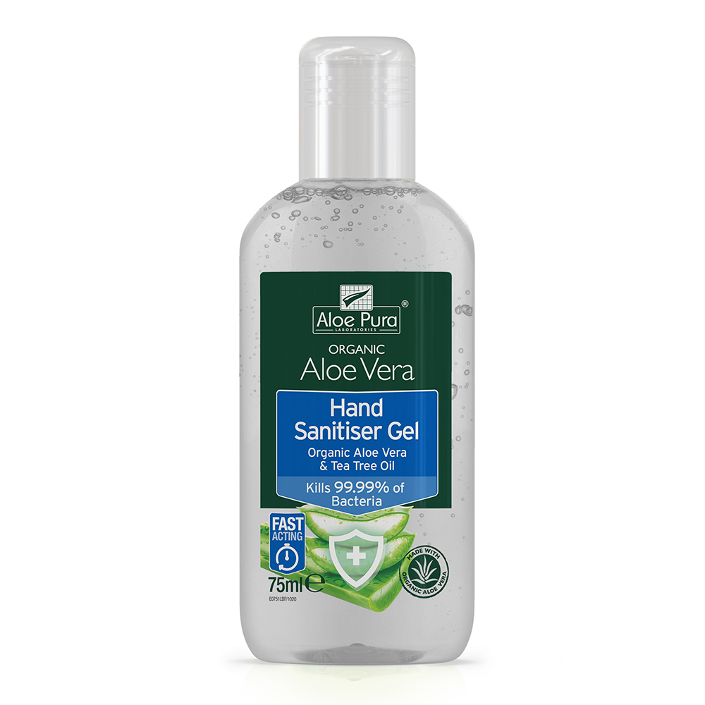 Aloe Pura Organic Aloe Vera Hand Sanitiser Gel - Natural Health Products