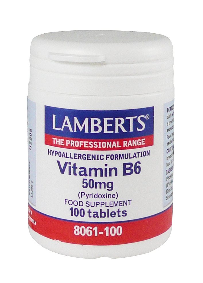 Lamberts Vitamin B6 50mg 100 tabs