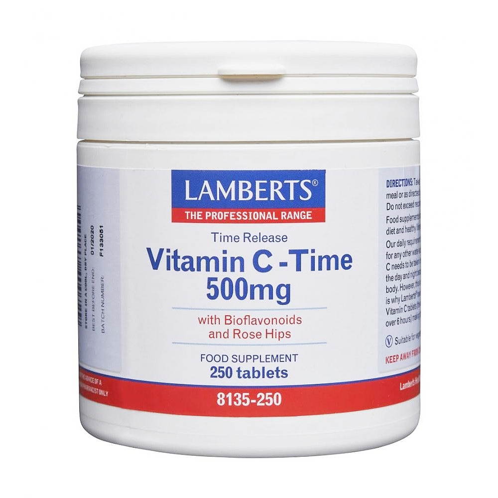 Lamberts Vitamin C Time Release 500mg 250 tabs