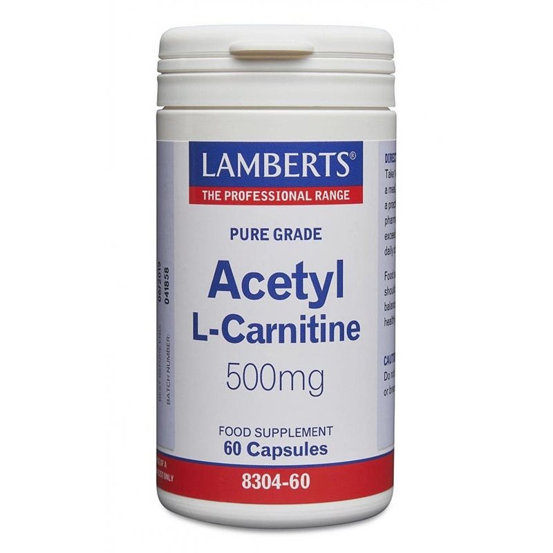 Lamberts Acetyl L-Carnitine 500mg 60 caps