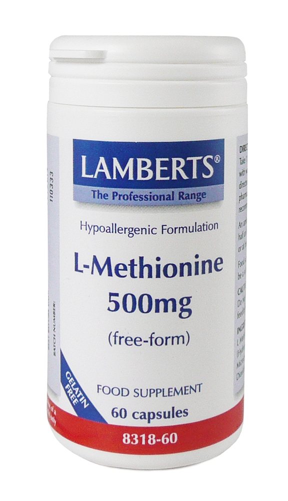 Lamberts L Methionine 500mg 60 caps