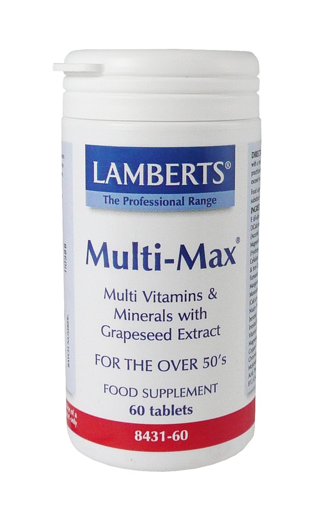 Lamberts Multi-MaxMulti Vitamins & Minerals for the Over 50's 60 Tablets 