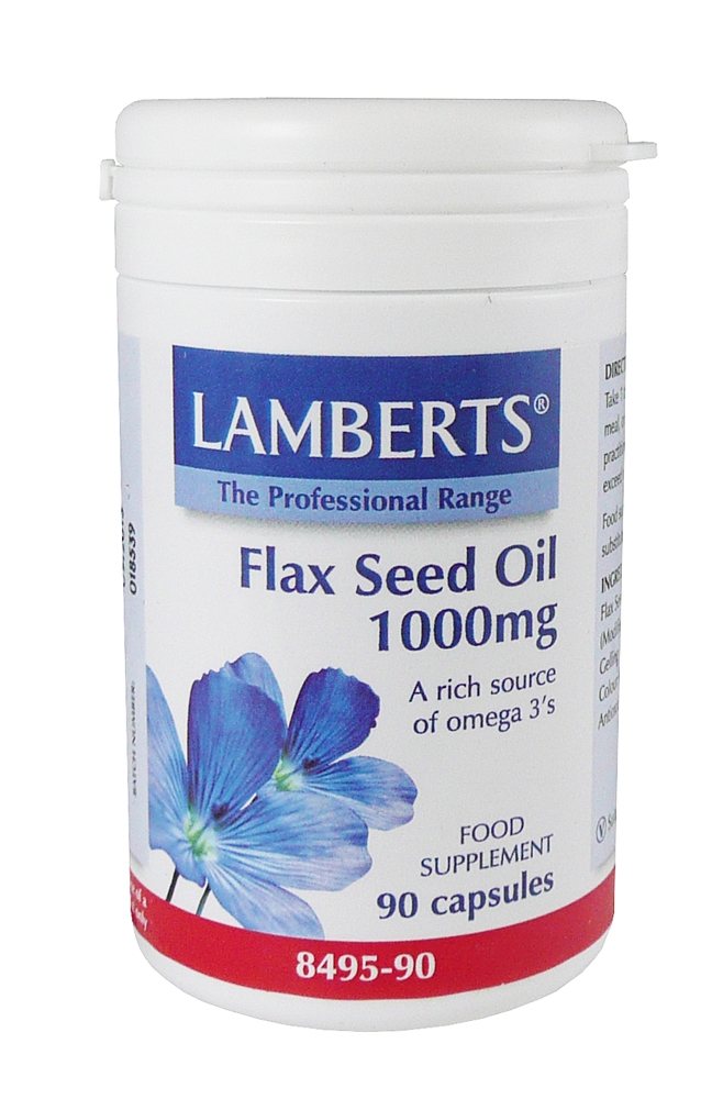 Lamberts Flax Seed Oil 1000mg 90 caps