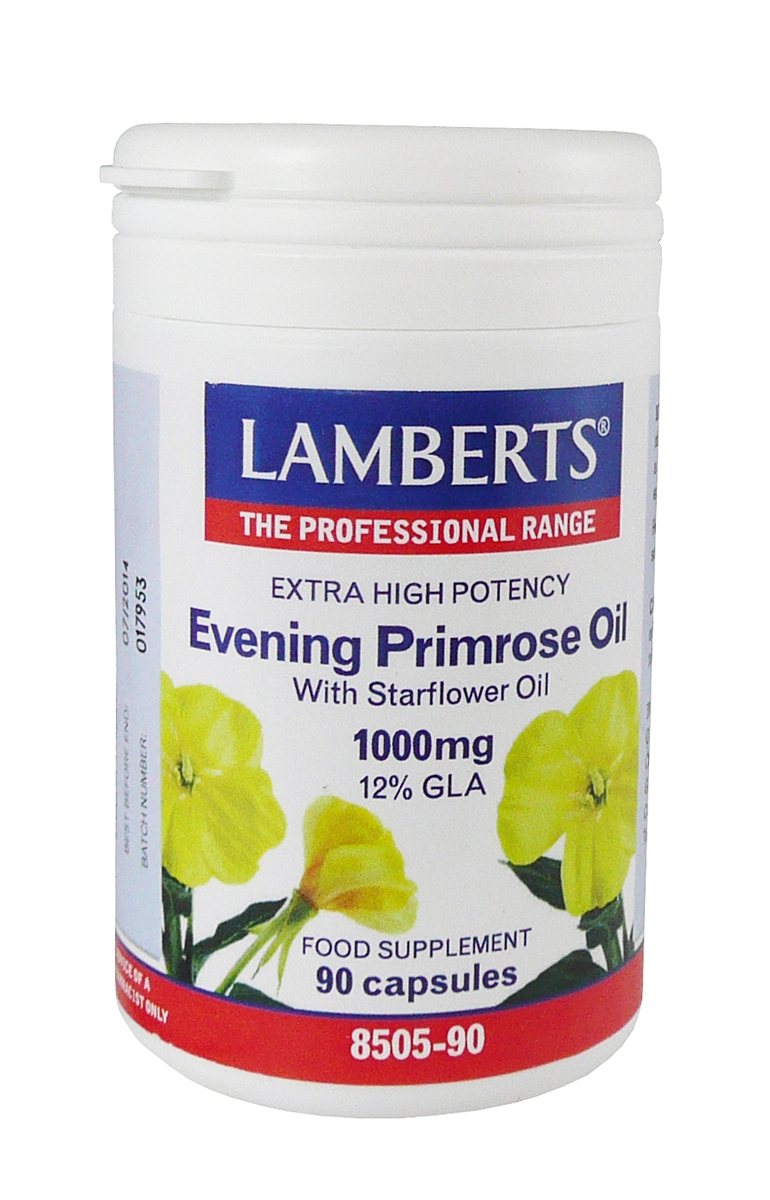 Lamberts Evening Primrose Oil with Starflower Oil 1000mg 90 caps