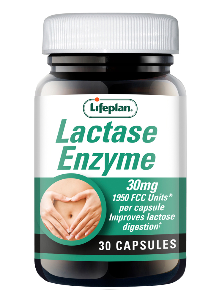 Lifeplan Lactase Enzyme 125mg 30 caps