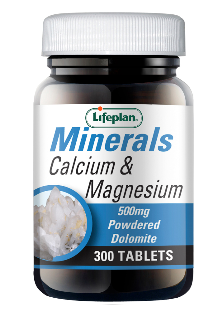 Lifeplan Calcium & Magnesium (Dolomite) 500mg 300 tabs