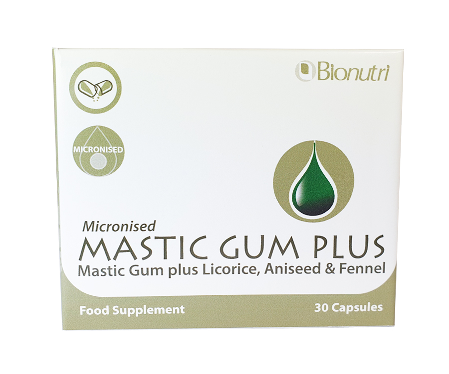 Bionutri Micronised Mastic Gum 30 caps - Natural Health Products