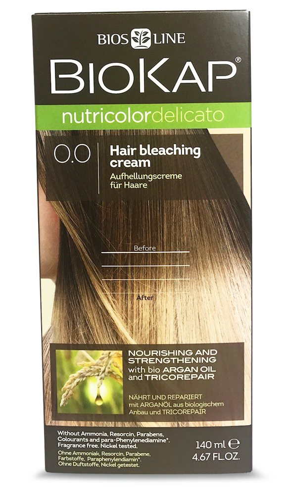 BioKap Hair Bleaching Cream 0.0 Permanent Hair Dye 140ml