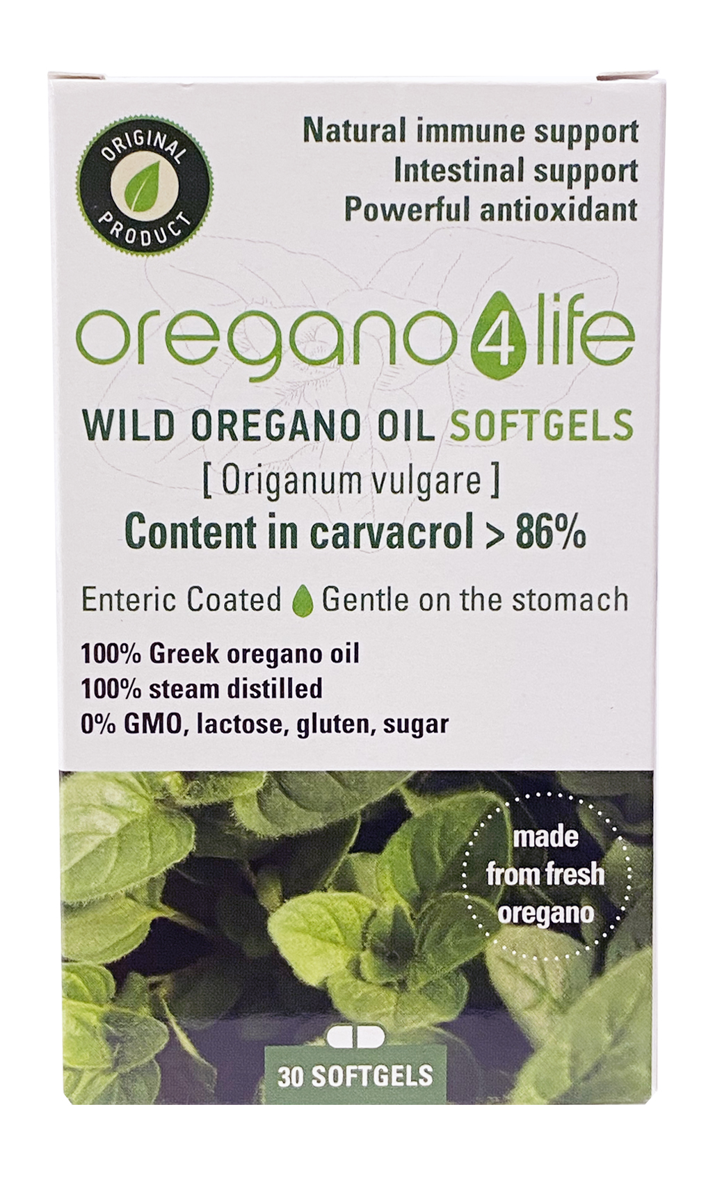 Oregano4life Wild Oregano Oil 30 Softgels