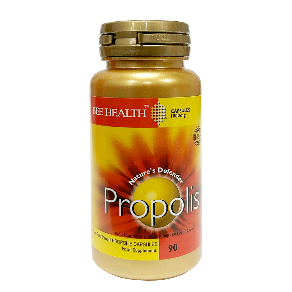Bee Health Propolis Capsules 1000mg 90 caps - Natural Health Products
