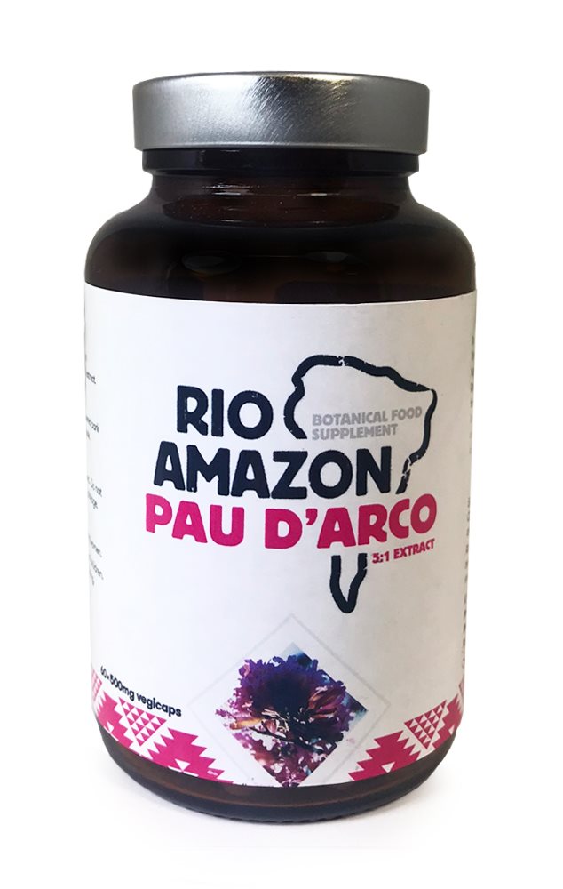 Rio Amazon Pau d'Arco (Lapacho) 5:1 Extract 500mg 60 vcaps